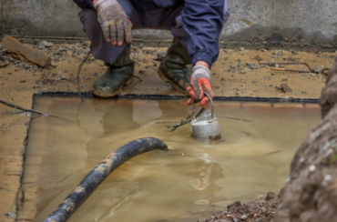 Pumping Out Flood Water